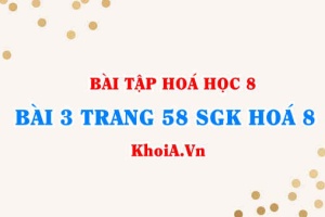 Bài 3 trang 58 SGK Hoá 8: Cách lập công thức hoá học